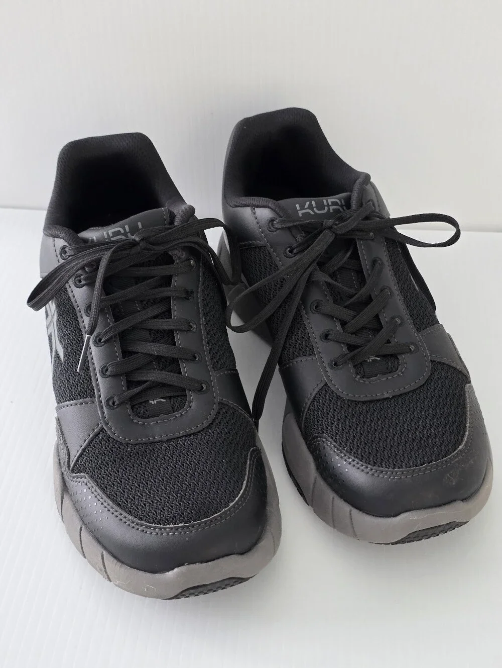 KURU Quantum 2.0 Men's Black Comfort Support Athletic Lace-Up Shoes 10